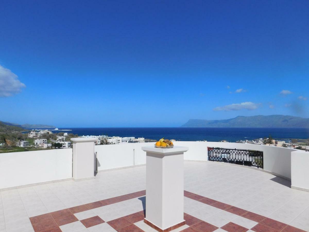 Panoramic Balos Sea View House كيساموس المظهر الخارجي الصورة